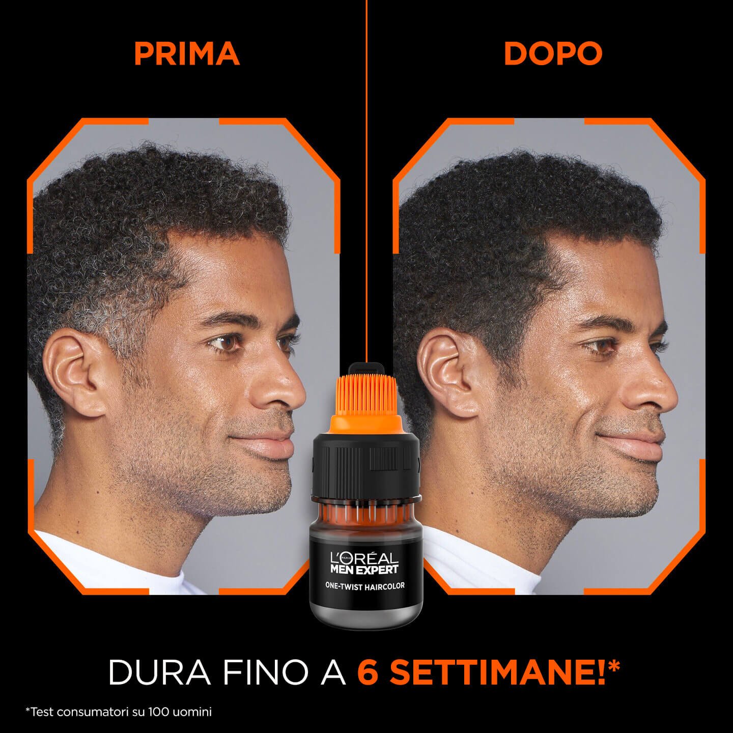One Twist Prima Dopo 01 Nero Naturale